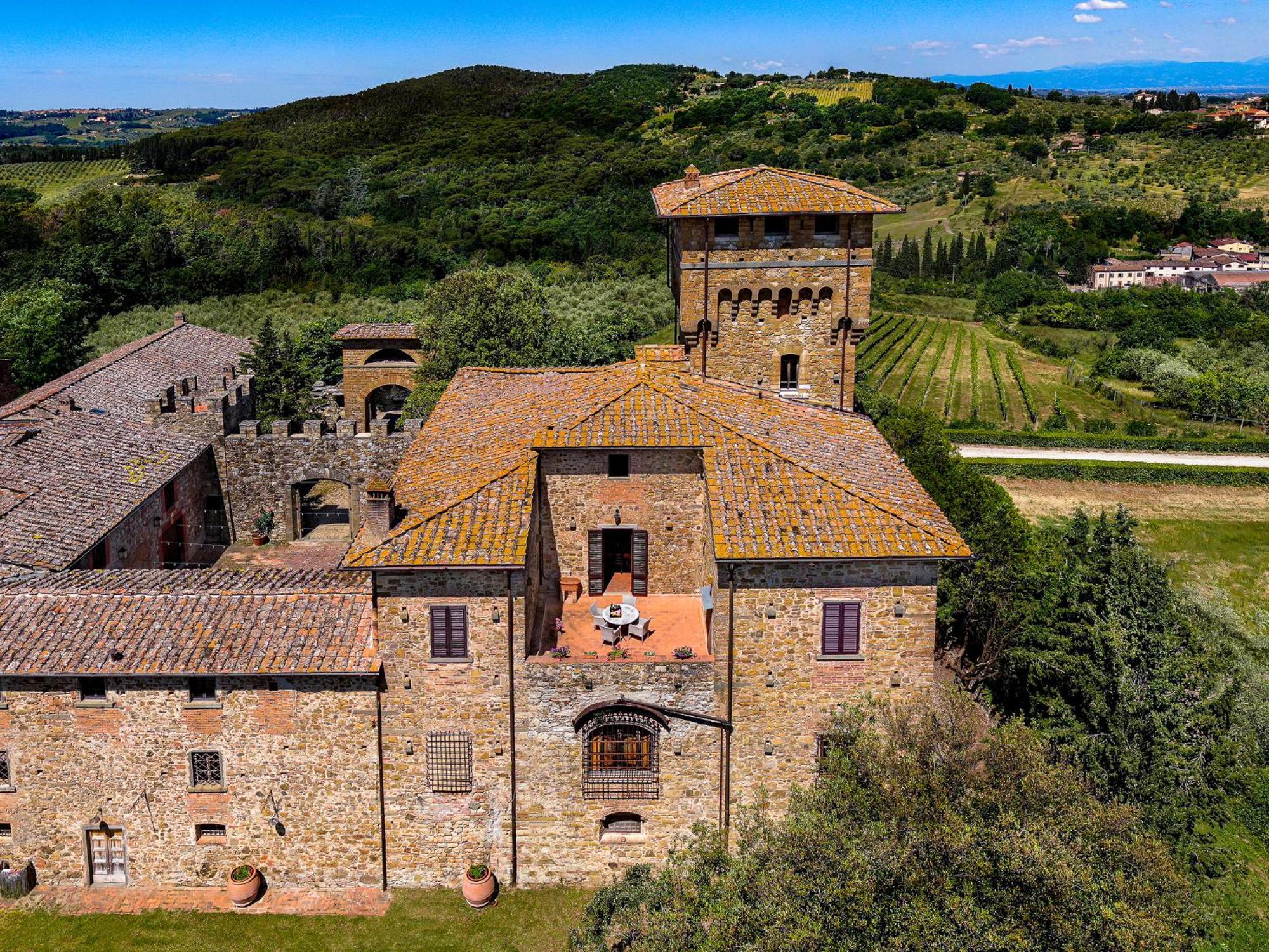 Castello Di Cafaggio Villa Impruneta Dış mekan fotoğraf